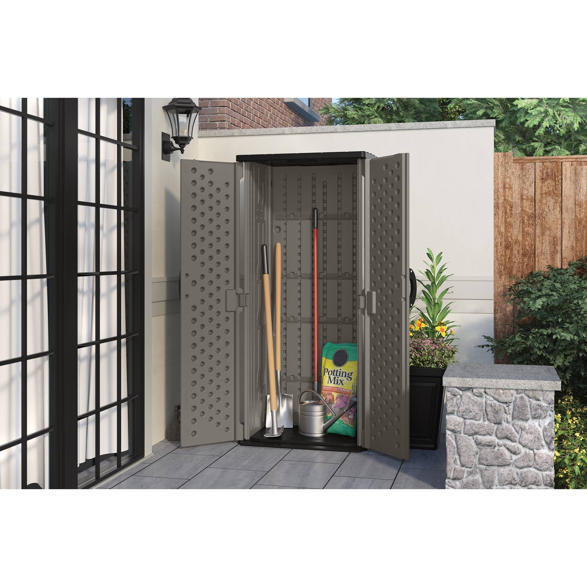 Vertical Storage Shed Suncast, Gray - Image 5