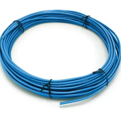 50 Feet (15 Meter) – Insulated Solid Copper THHN / THWN Wire – 12 AWG, Wire is Made in the USA, Residential, Commerical, Industrial, Grounding, Electrical rated for 600 Volts – In Blue
