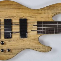Alternative view of ESP LTD B-205 Fretless Spalted Maple Natural Satin 5 String Bass