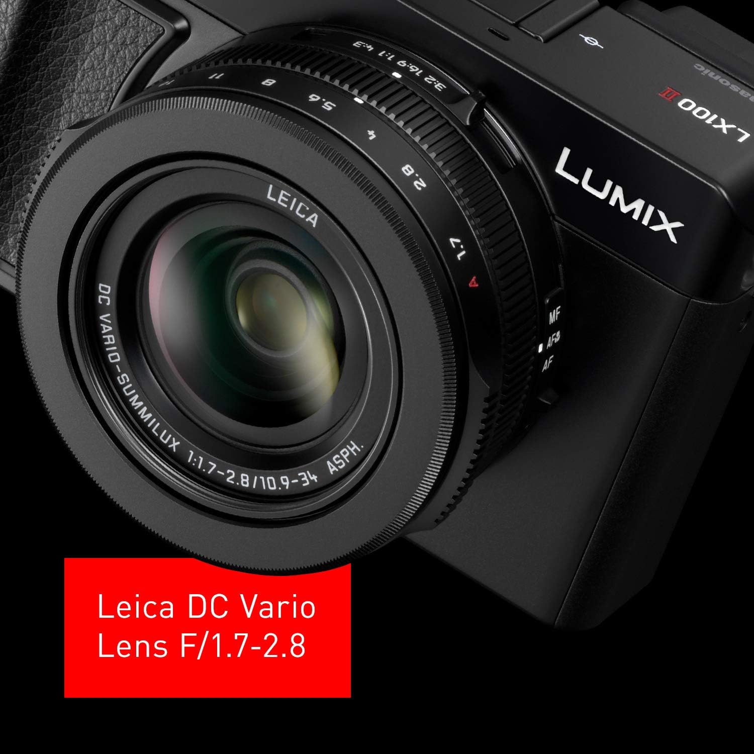 Panasonic Lumix LX100 II Large Four Thirds 21.7 MP Multi Aspect Sensor 24-75mm Leica DC VARIO-SUMMILUX F1.7-2.8 Lens Wi-Fi and Bluetooth Camera with 3 LCD, Black (DC-LX100M2) - Image 4