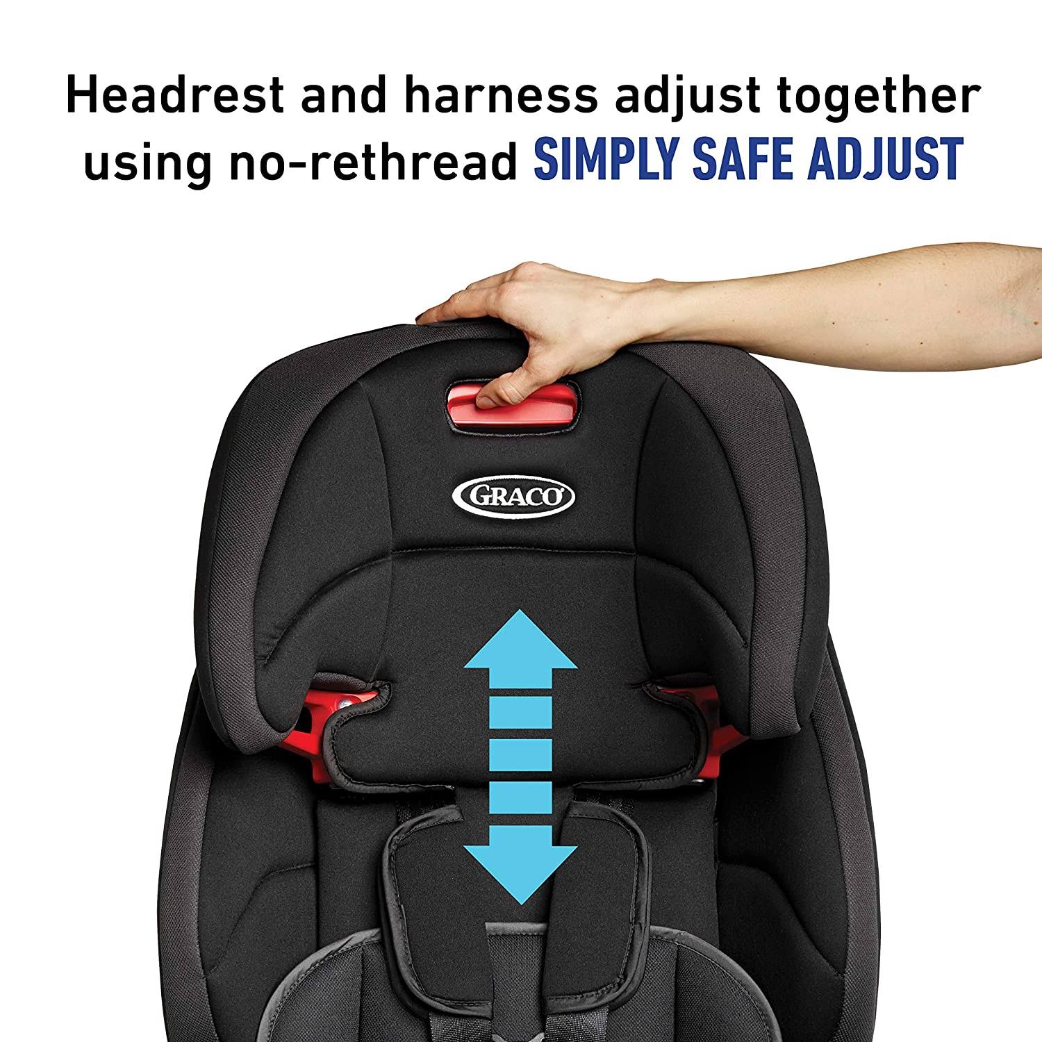 Graco Tranzitions 3-in-1 Harness Booster, Black - Image 10