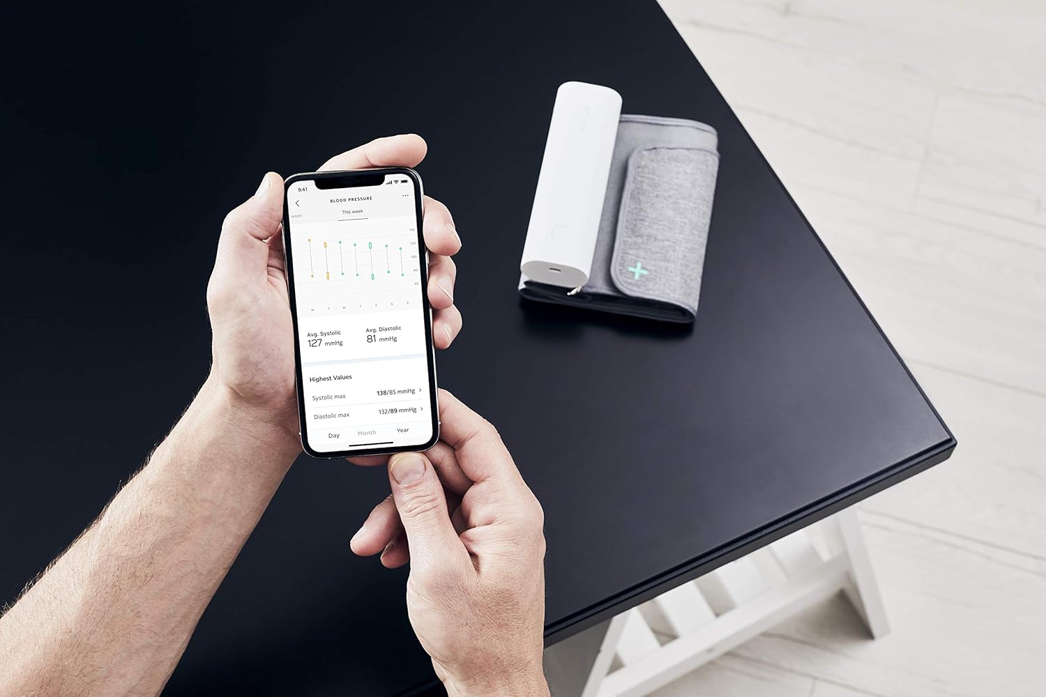 Withings BPM Connect, Wi-Fi Smart Blood Pressure Monitor: Medically Accurate, FSA/HSA Eligible, Connects Easily to app for iOS & Android, Grey - Image 5