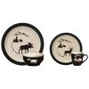 White River Timberline Cabin 16-Piece Dinnerware Set