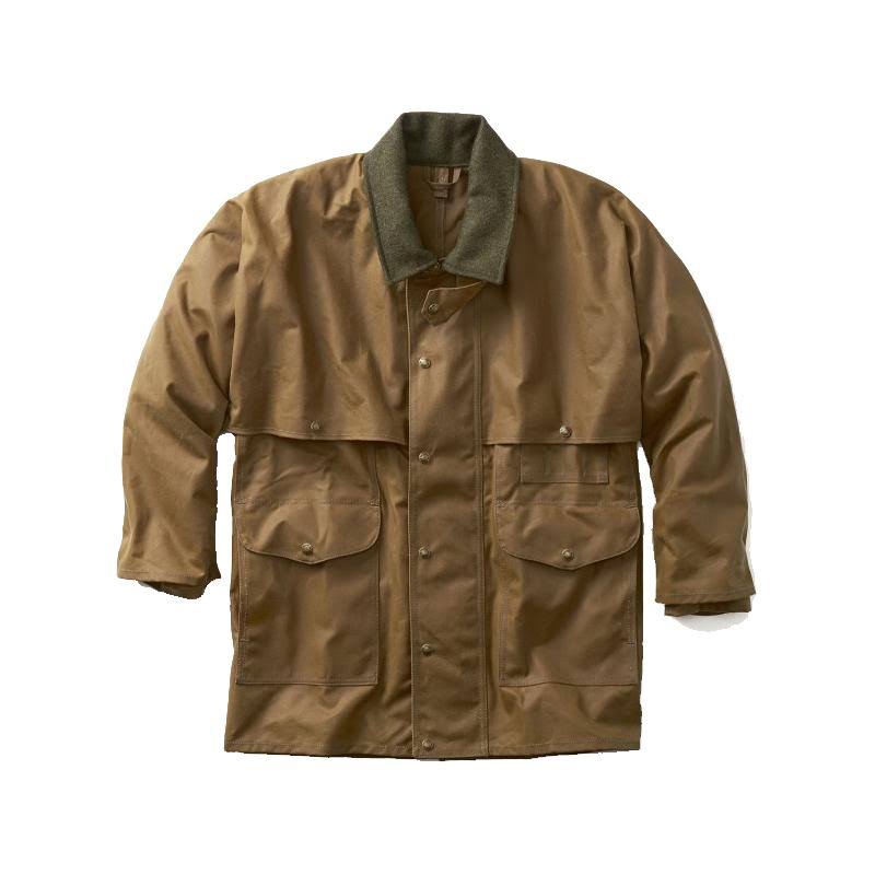 Filson 10001 Tin Cloth Packer Coat – Tan (Small) - Image 7
