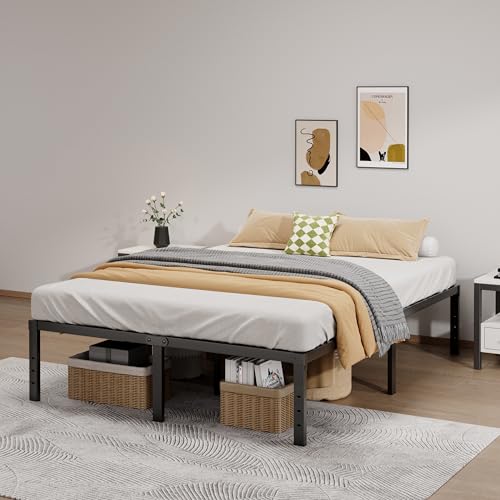 Metal Bed Frame Full Size – 14 Inch Heavy-Duty Full Platform Bed Frame No Box Spring Needed, Easy Assembly, Noise-Free, Sturdy Mattress Foundation, Underbed Storage Space - Image 43