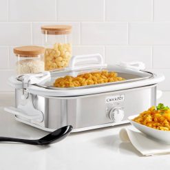 Alternative view of Crock-Pot 3.5 Quart Casserole Slow Cooker, Stainless Steel