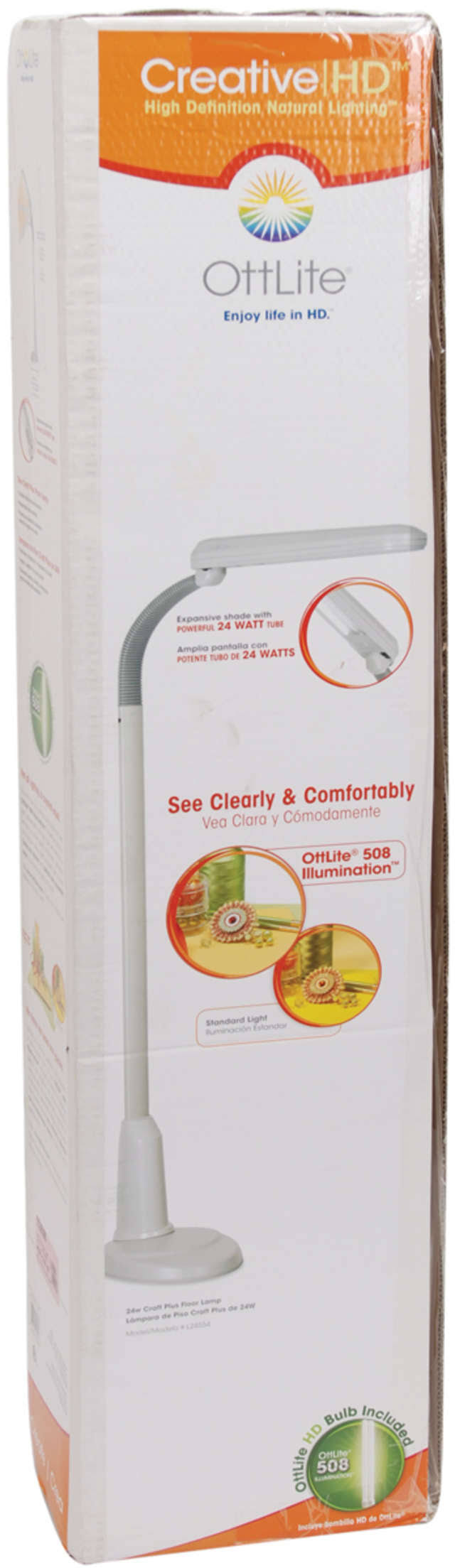 Ott-lite Craft Plus Lamp, Dove Grey - Image 5