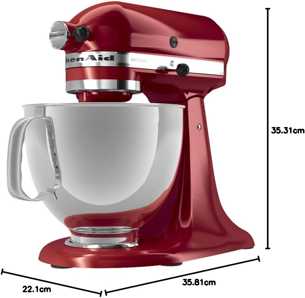 KitchenAid Artisan Series 5 Quart Tilt Head Stand Mixer with Pouring Shield KSM150PS, Cast Iron - Image 125