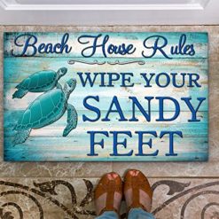 The Simply Rustic Barn Doormat Door Mat Pink Gingham Buffalo Check Doormat Welcome Mats Rugs Carpet Welcome Doormat Non Slip Mat for Porch Home Indoor 20×32 Inch