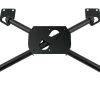 Steeda Mustang Rear Seat Chassis X-Brace – Black/No Plate (05-14)