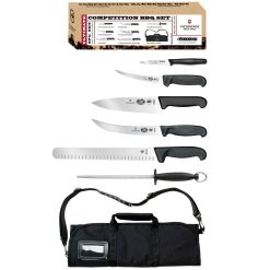 Alternative view of Victorinox Fibrox Black Natural 7 Piece Pro Competition BBQ Set