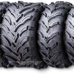 Set 4 Road Guider ATV/UTV Tires 22×7-11 Front & 22×10-9 Rear /6PR 20mm Deep Tread Honda Recon 250 Suzuki Ozark 250
