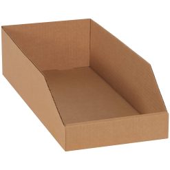 8 x 18 x 4 1/2×22 Kraft Open Top Bin Boxes