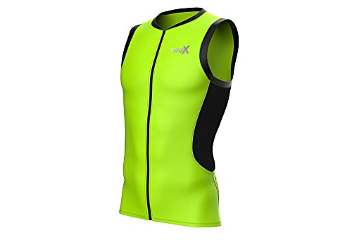 Sparx MenTri Tank Performance Triathlon Top Tri Singlet Men Swim Bike Run