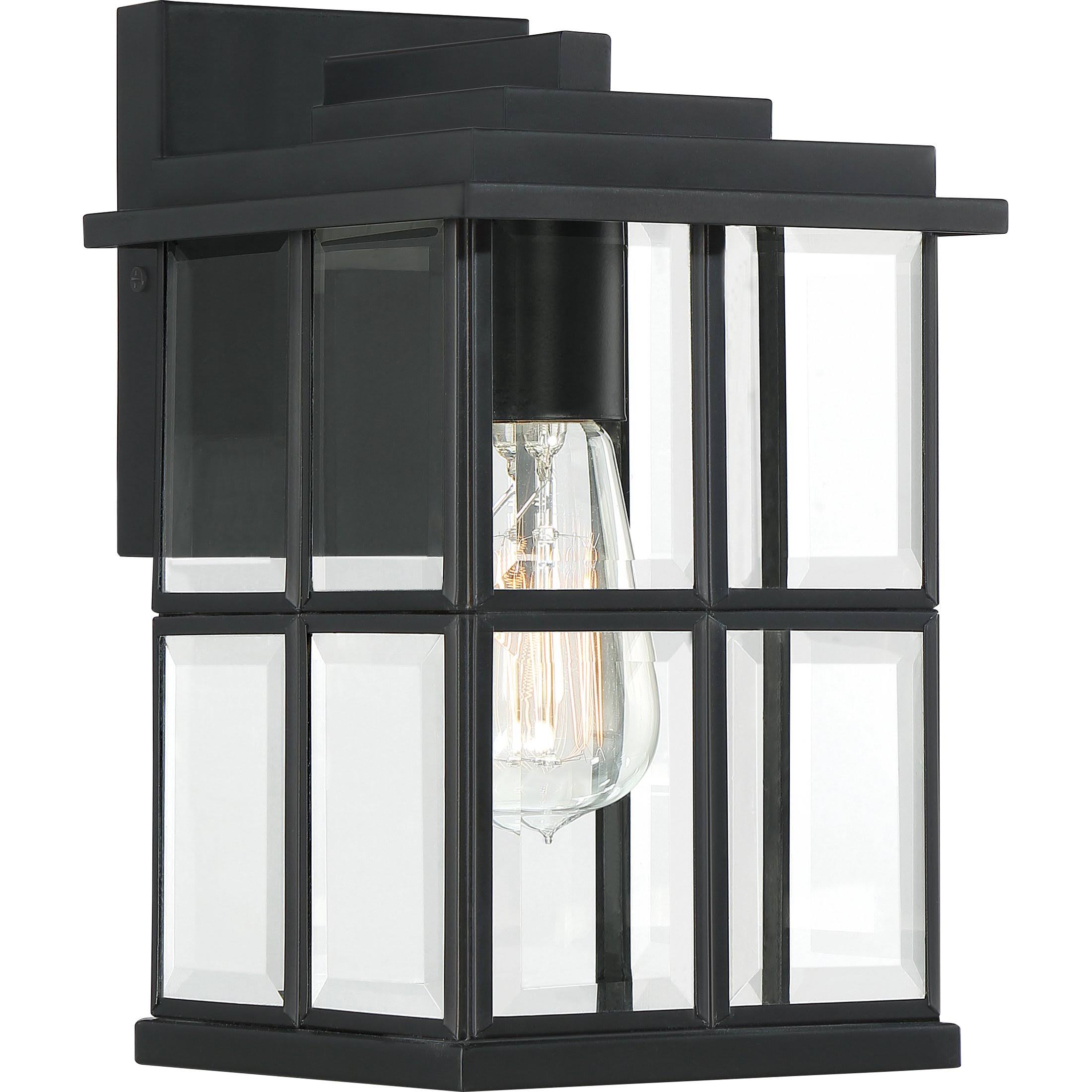 Quoizel – MGN8406MBK – One Light Outdoor Wall Lantern – Mulligan – Matte Black
