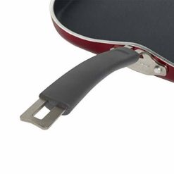 Alternative view of Epicurious 12-In. Square Griddle – Red