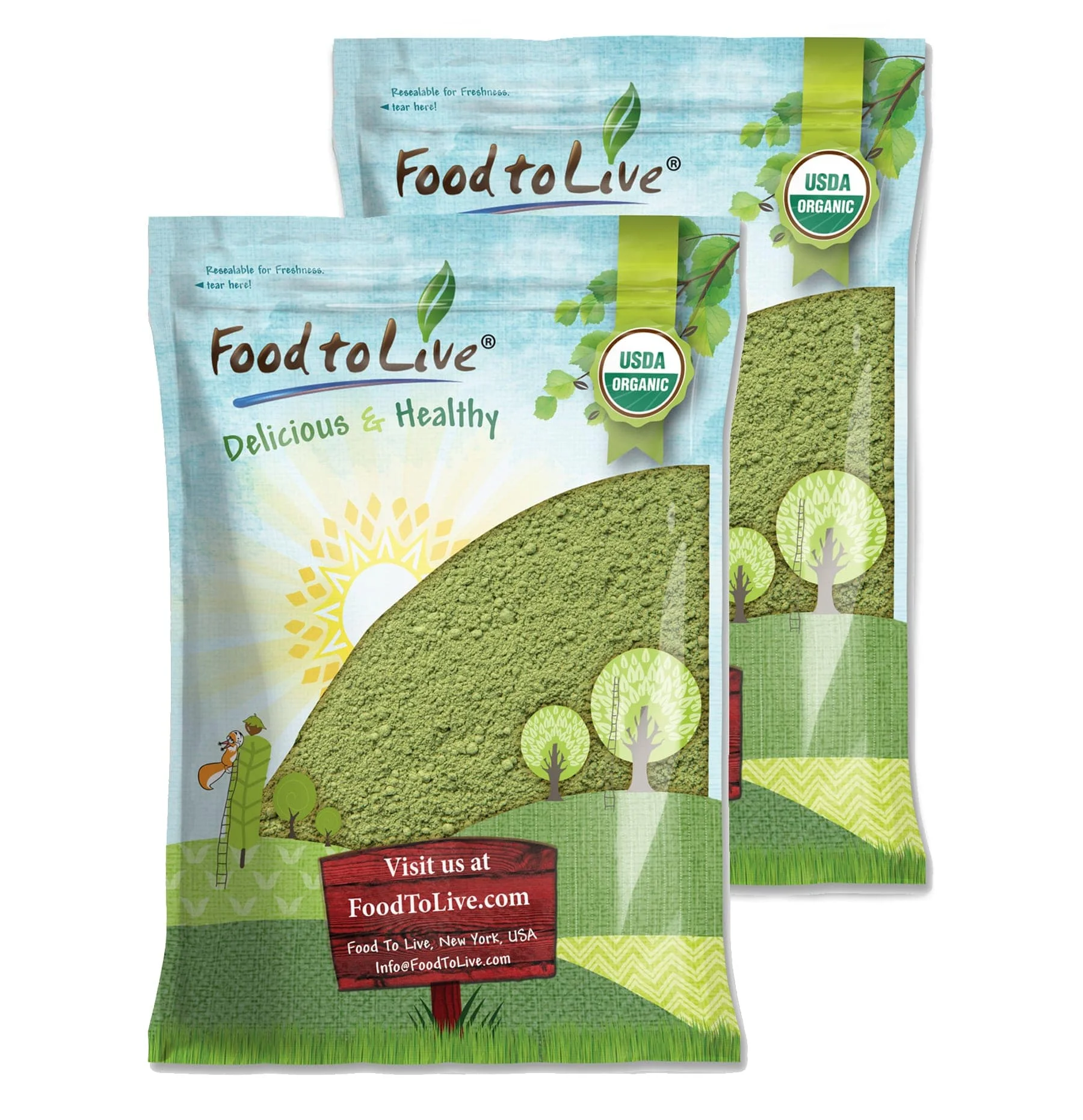 Organic Kale Powder, 14 Pounds ?? Non-GMO, Kosher, Raw, Vegan ?? by Food to Live